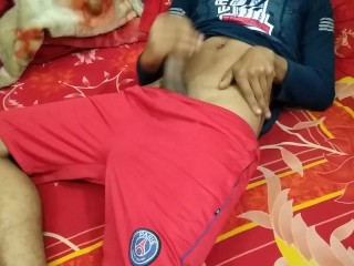 Awesome masturbation by_a sexy boy with_his big dick