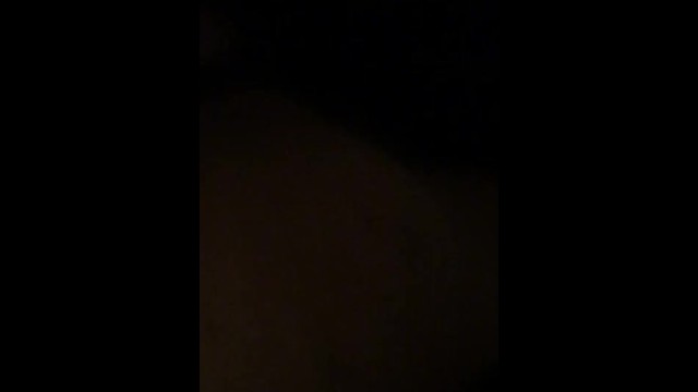 ITS DARK. FUCKING BIG BOOTY CHICK AFTER MY HOMIE NUTTED ON HER BACK 17