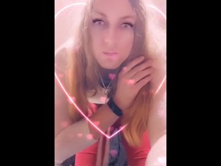 sexy blonde crossdresser fucks ass in g string