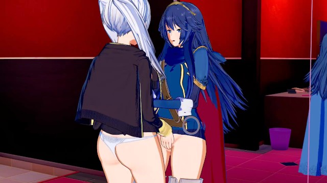 Fire Emblem - Lucina X Robin Scissoring (3D Hentai)