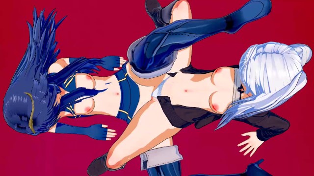 Fire Emblem - Lucina X Robin Scissoring (3D Hentai)