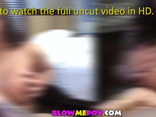Blow me POV - Barely 18_Teen Titty Fuck with Fake Boobs