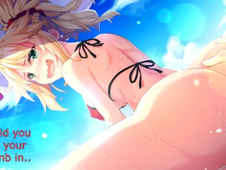 Beach trip with Mordred - Hentai JOI (Patreon_choice)