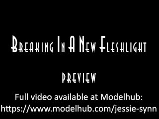 Preview: Breaking In A New Fleshlight