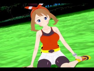 Vr 360 Video Anime May Pokemon Missionary In The Park