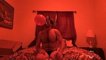 Sexy Satan Plays With Balloons N Hell
