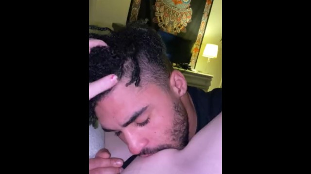 redhead pussy gets devoured by lightskin boyfriend with surprise squirt