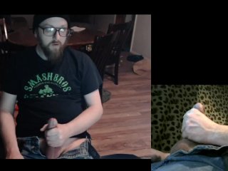 Me Jerking Off To Some Pr0N. Cumshot At The End!