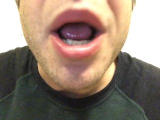 Up-Close Mouth Popping & Teeth Play Asmr
