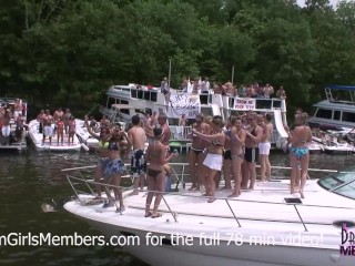Naked Party Girls Have To Pee_At Lake_Of The Ozarks