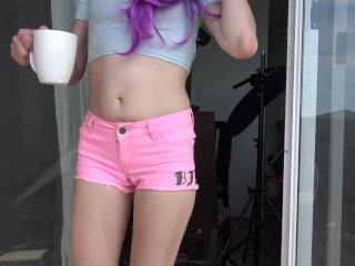 Cutie Sucks My Dick Outside. Lots Of Ball Looking. 18 Year Old Anime Hair