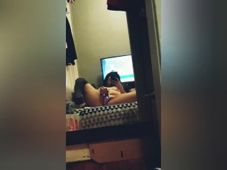 Masturbating while Scooby_Doo playsin the Background