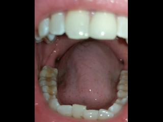 Tongue, Mouth, Uvula.....And Gummy Bears Sliding Whole Down My Throat