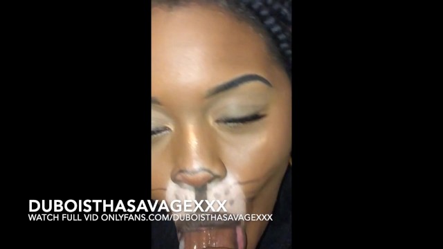 watch this nasty kitty get a nice fat facial on her pretty face 16
