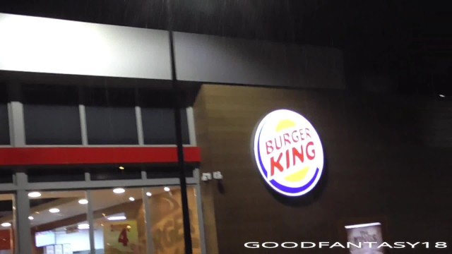 Burger King Sexual Ad - PUBLIC SEX + BURGER KING SOUND OF RAIN = PERFECT BLOWJOB PORNHUB ZONE REAL  - Pornhub.com