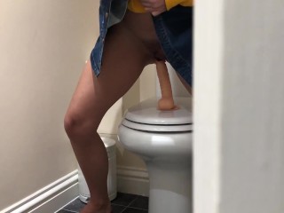 Brother Caught Step_Sister Masturbating - Toilet