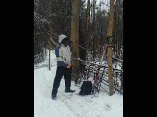 Plush MLP Unicorn on a Public_Ski Trail-Full Vid- sumFuk@4:00
