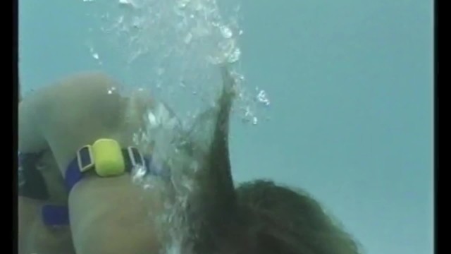 Sexy Blonde and Brunette Underwater in Swimming Pool Scuba Diving PART 7 16
