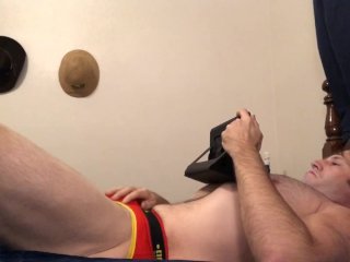 Stud Jerks Off 2 Porn In Jockstrap