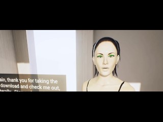 testing with virtual doll girl