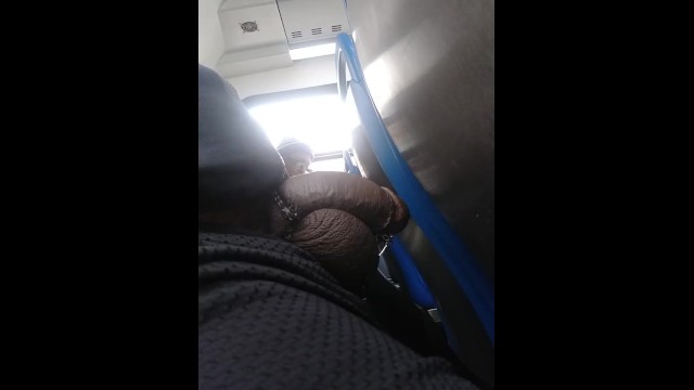 Big dick Bulge on train 4 13