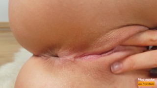 Extreme Close up Pussy teasing and HUGE pulsating orgasms