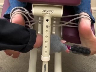 Massage Chair Feet Tickling- Torture