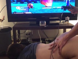 Cute Girl Gets Fucked While Her Boyfriend Plays Games
