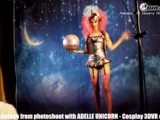 Bravo Models Media - Prague - Backstages From Photoshoots - Adelle Unicorn