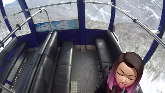 Sex with Hot Girl in the Cable Cars at the Ski Resort — POV Amateur Couple 18