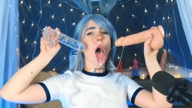 Babe;Blowjob;Toys;Teen (18+);Webcam;Verified Amateurs;Cosplay;Solo Female adult-toys, blowjob, two-cocks, amateur, chaturbate, Mollyredwolf, blue-hair, bunnygirl, cosplay, spit, spit-face, sloppy-blowjob, double-blowjob