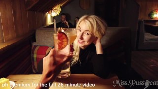 Tinder Lesbian Date With A Hot Blonde Followed By A Dirty Lesbian Fuckfest