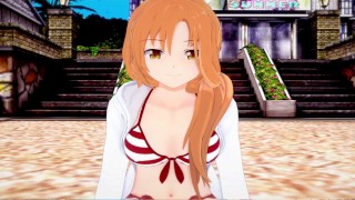 Uncensored Yuuki Asuna Sword Art Online VR 360 Video Anime