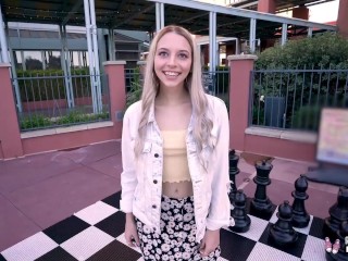 Real Teens - Cute Blondie Lily Larimar Fucked During First Porn Shoot