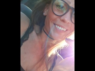 Screen Capture of Video Titled: Friend dared me to pull over and rub one out )