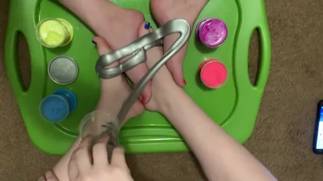 Foot Fun with Slime