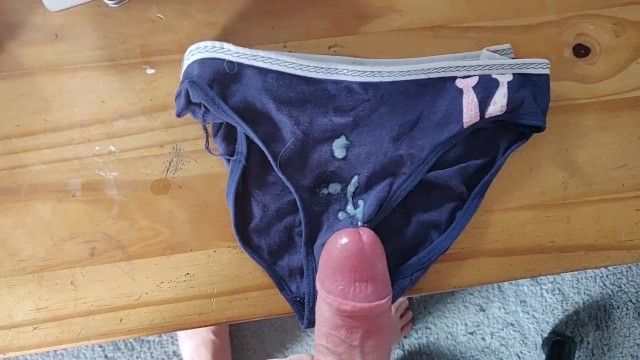 In Her Dirty Panties - Cum on my Step Daughter Dirty Panties with Grool - Pornhub.com