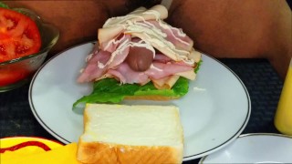 Bisexual Sandwich Time Cock Chef