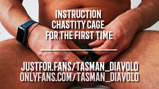 Kinky HOW TO EASILY APPLY A CHASTITY CAGE