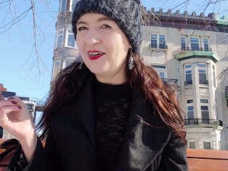 Inhale_06 Square St Louis Montreal/ Gypsy Dolores Smoking Fetish Video