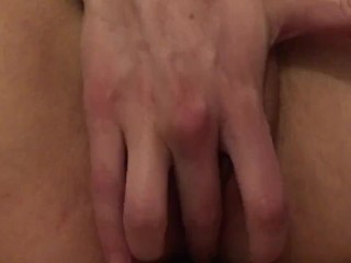 Fingering and edging my cute young pussy and ass