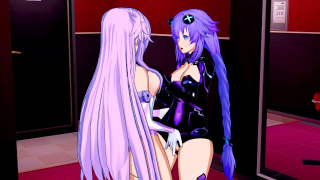 Hyperdimension Neptunia - Purple Heart X Purple Sister Yuri Hentai