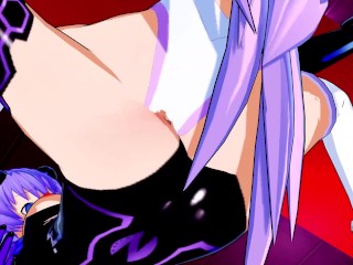 Hyperdimension Neptunia - Purple Heart X Purple SisterYuri Hentai