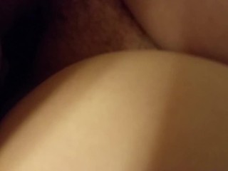 Blindfolded bbw teen gets_creampie after daddy breaks_the condom