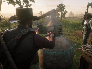 Helping Make Moon Shine In Red Dead Redemption 2 Gameplay Role Play #11