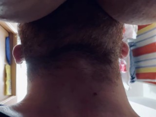 The older brother licked the anus and cum_on the pussy of the half-sister
