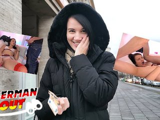 German Scout - Cute Teen Nyla Talk To Fuck At Real Pick Up Street Casting