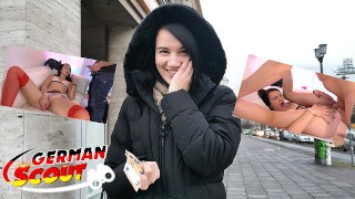 GERMAN SCOUT - CUTE TEEN NYLA TALK TO FUCK AT REAL PICK UP STREET CASTING