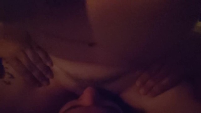 Girlfriend moans while riding my face with her dripping wet pussy