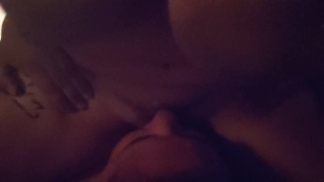 Girlfriend moans while riding my face with her dripping wet pussy
